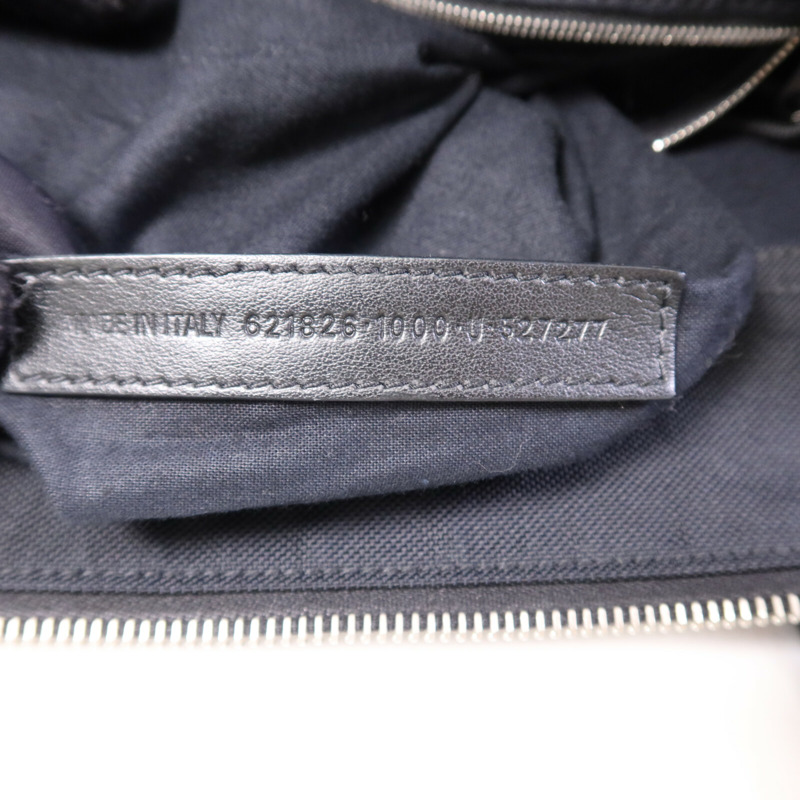 BALENCIAGA 帆布Tote Bag銀扣手挽袋-7