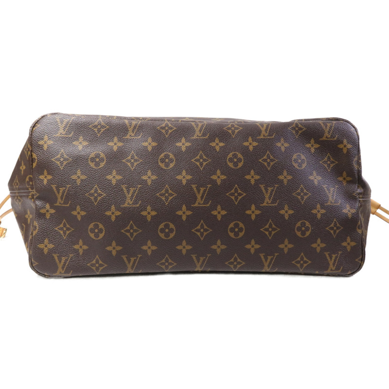 LOUIS VUITTON Monogram Neverfull GM金扣手挽袋-3