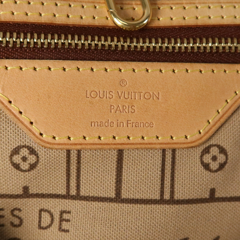 LOUIS VUITTON Monogram Neverfull GM金扣手挽袋-5