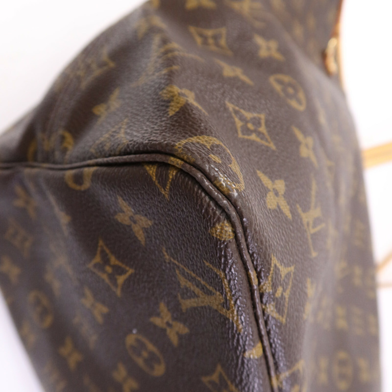 LOUIS VUITTON Monogram Neverfull GM金扣手挽袋-13