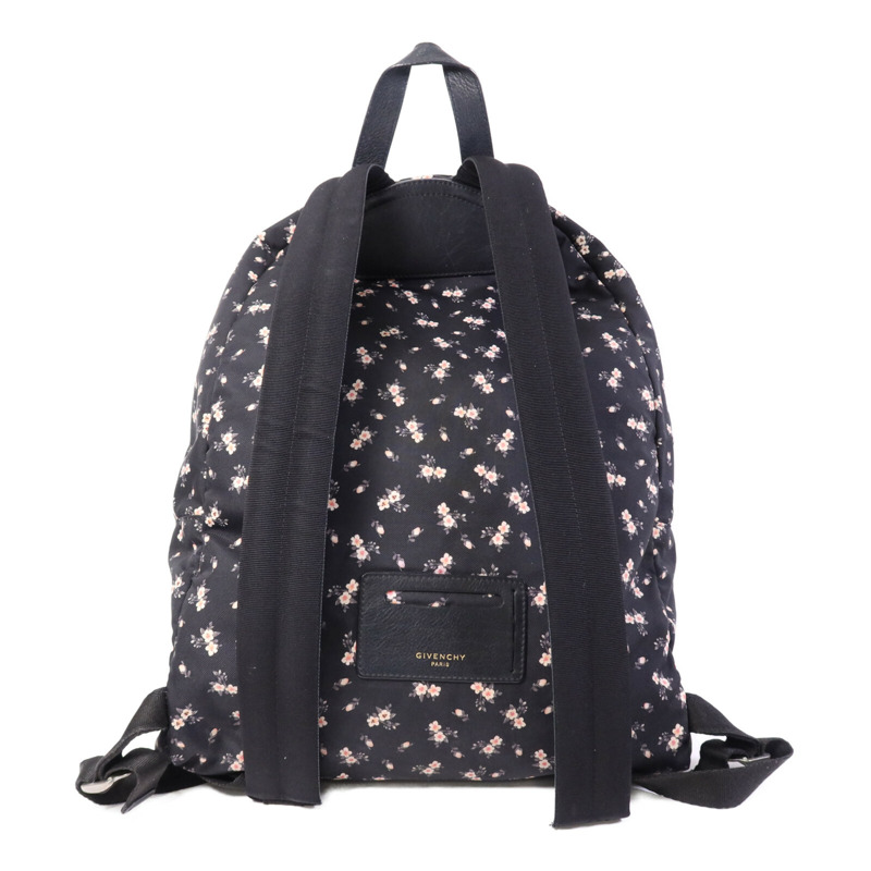 GIVENCHY 帆布Backpack銀扣背包-2