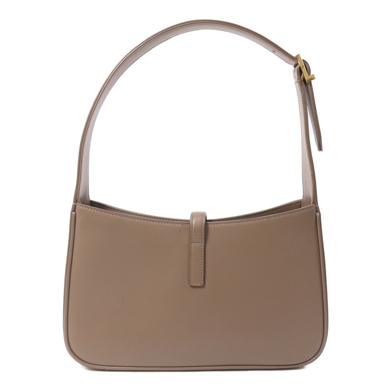 SAINT LAURENT 牛皮皮革Le 5 A7 Hobo金扣肩背袋-1