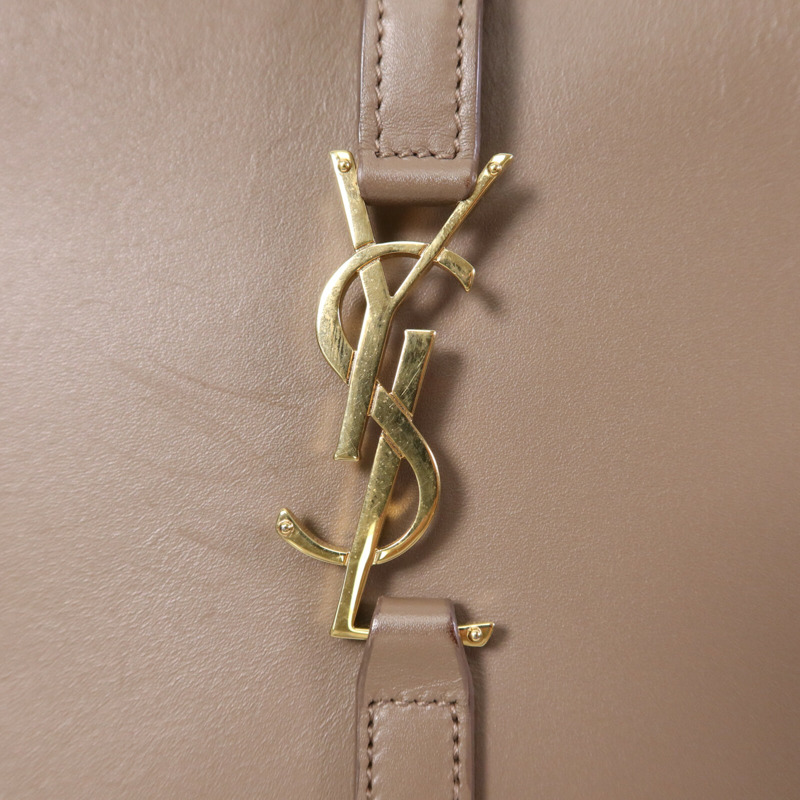 SAINT LAURENT 牛皮皮革Le 5 A7 Hobo金扣肩背袋-6