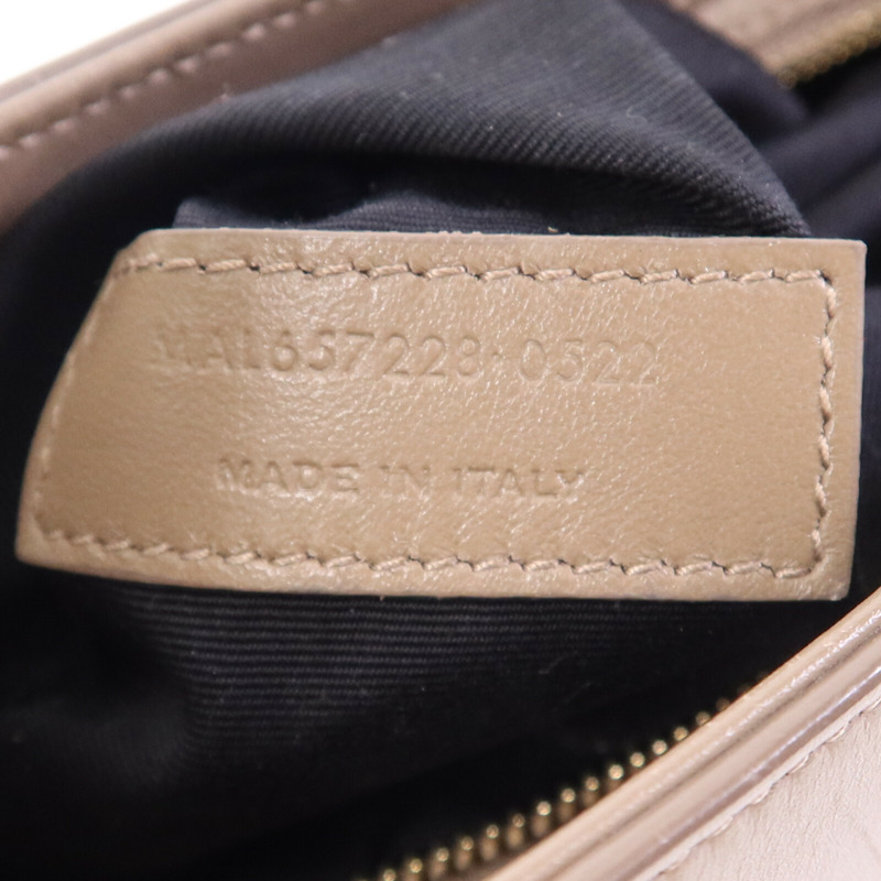 SAINT LAURENT 牛皮皮革Le 5 A7 Hobo金扣肩背袋-8