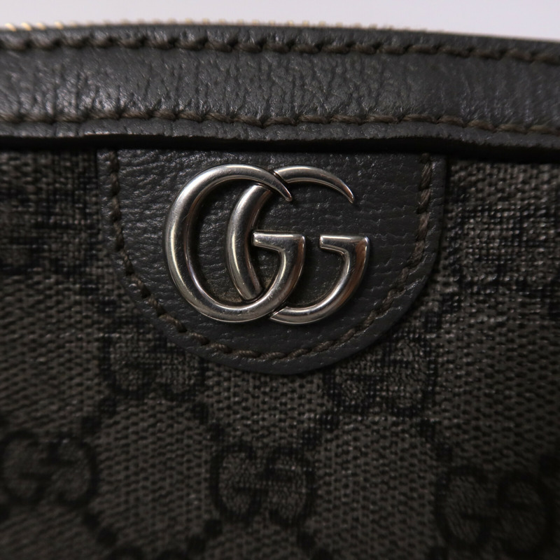 GUCCI 塗層帆布Ophidia GG Carmera Bag銀扣肩背袋-6
