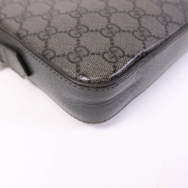 GUCCI 塗層帆布Ophidia GG Carmera Bag銀扣肩背袋-11