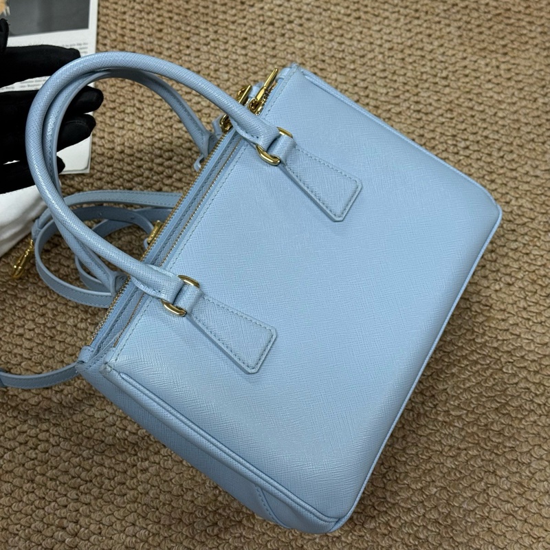 普拉達/Prada新款Galleria 中號Saffiano殺手包手提斜挎 配件塵袋 肩帶-2