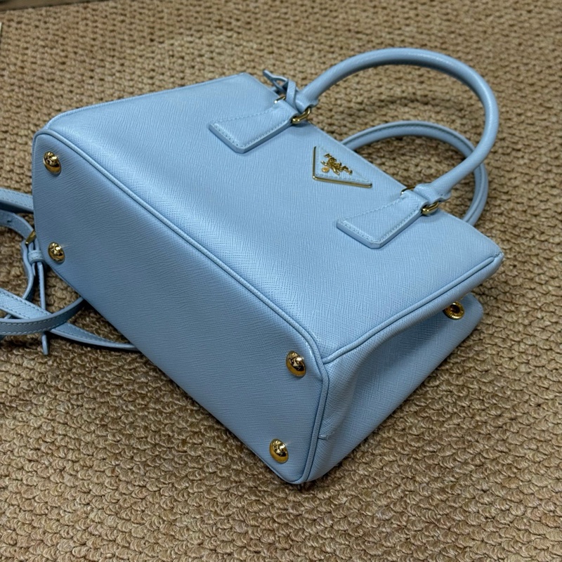 普拉達/Prada新款Galleria 中號Saffiano殺手包手提斜挎 配件塵袋 肩帶-3