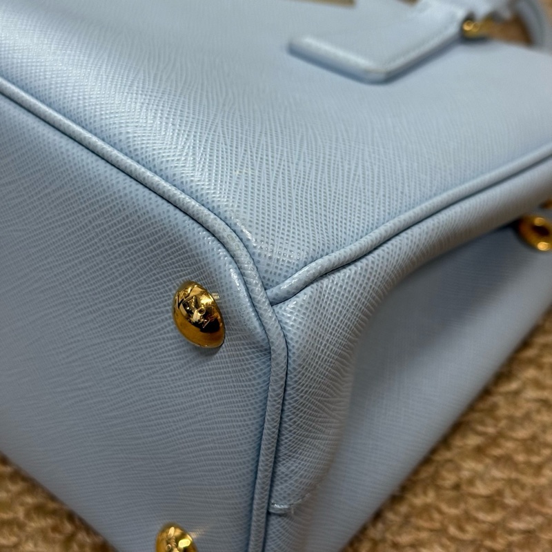 普拉達/Prada新款Galleria 中號Saffiano殺手包手提斜挎 配件塵袋 肩帶-4