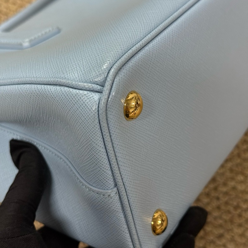 普拉達/Prada新款Galleria 中號Saffiano殺手包手提斜挎 配件塵袋 肩帶-7