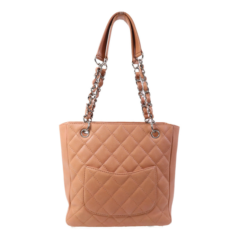 CHANEL PST Petite Shopping Tote Bag金扣鏈帶肩背袋-1