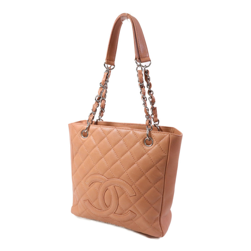 CHANEL PST Petite Shopping Tote Bag金扣鏈帶肩背袋-2
