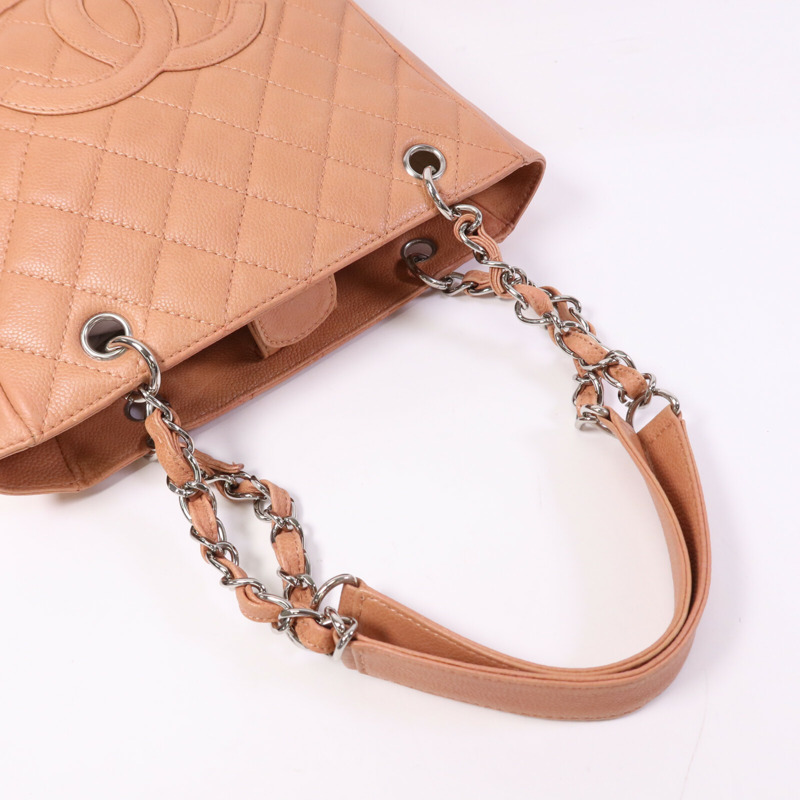 CHANEL PST Petite Shopping Tote Bag金扣鏈帶肩背袋-8