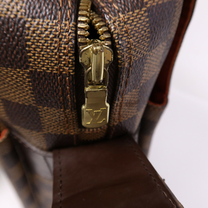 LOUIS VUITTON Damier Naviglio金扣肩背袋-6