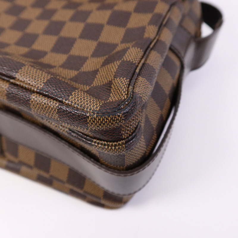 LOUIS VUITTON Damier Naviglio金扣肩背袋-11