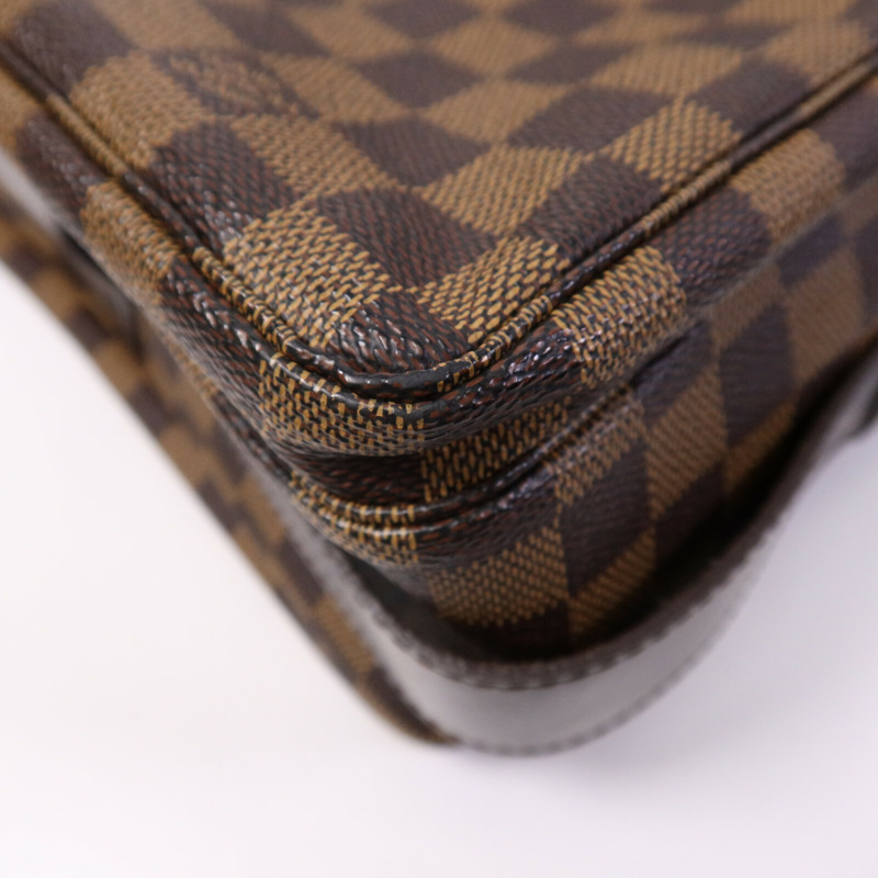 LOUIS VUITTON Damier Naviglio金扣肩背袋-13