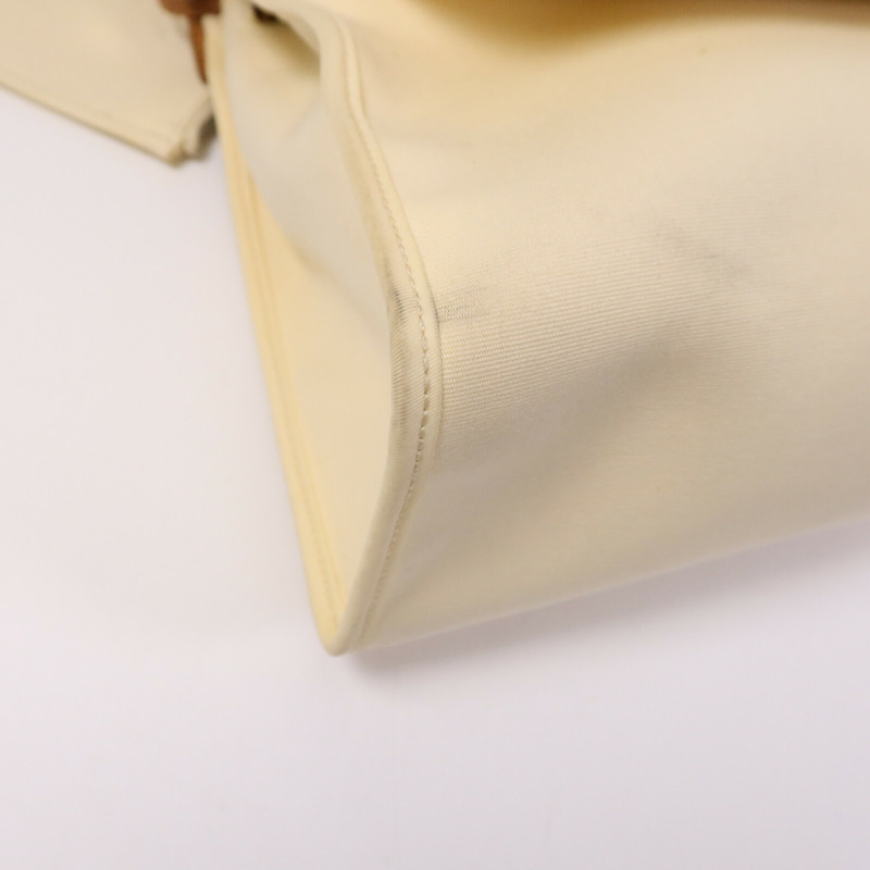 HERMES 帆布Herbag PM手挽肩背兩用袋Gold/Vanille-22
