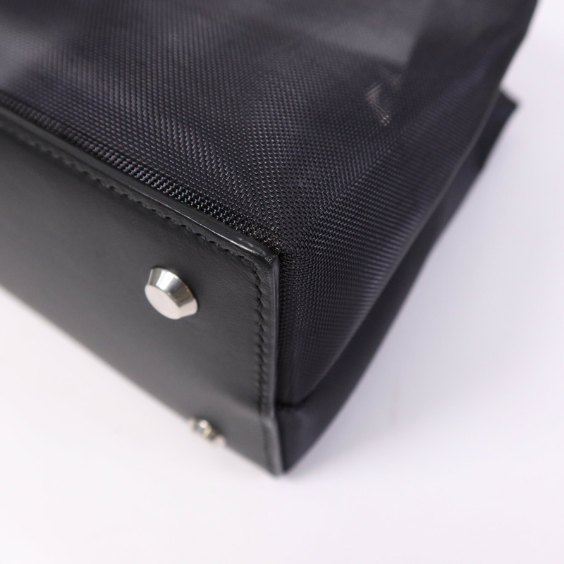 BALENCIAGA 尼龍Duty Free Small Tote Bag銀扣鏈帶手挽袋-9