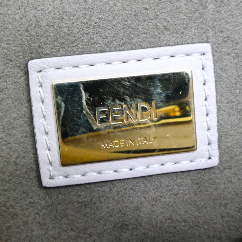 淺褐色 牛皮 Peekaboo 兩用包【FENDI 芬迪】 8BN290-8