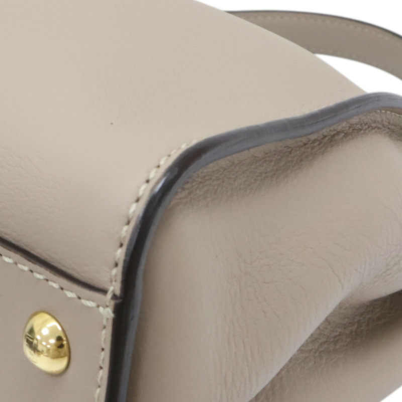 淺褐色 牛皮 Peekaboo 兩用包【FENDI 芬迪】 8BN290-15