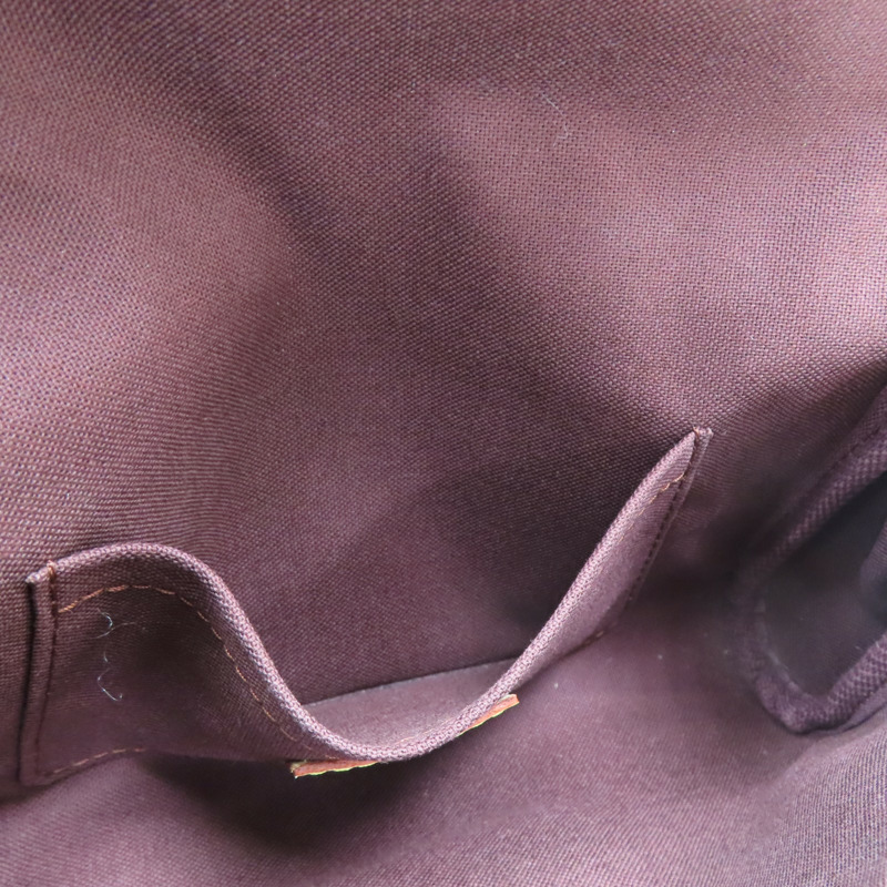 棕色 原花帆布 Favorite PM 肩背包【LOUIS VUITTON LV 路易威登】 M40717-5