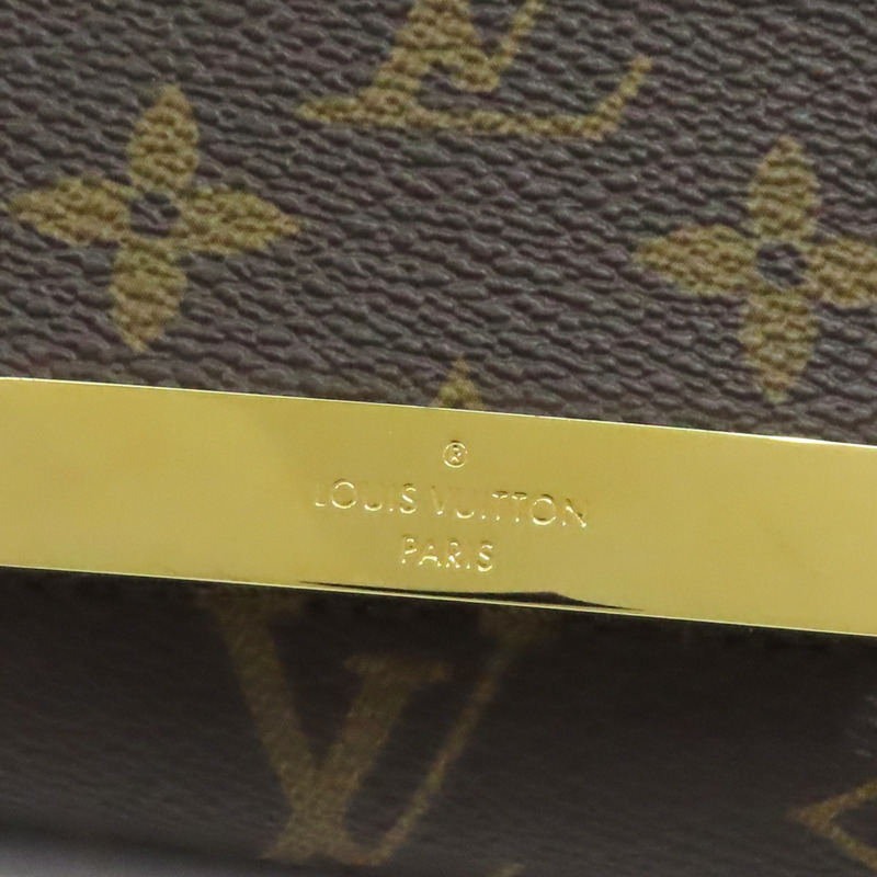 棕色 原花帆布 Favorite PM 肩背包【LOUIS VUITTON LV 路易威登】 M40717-6
