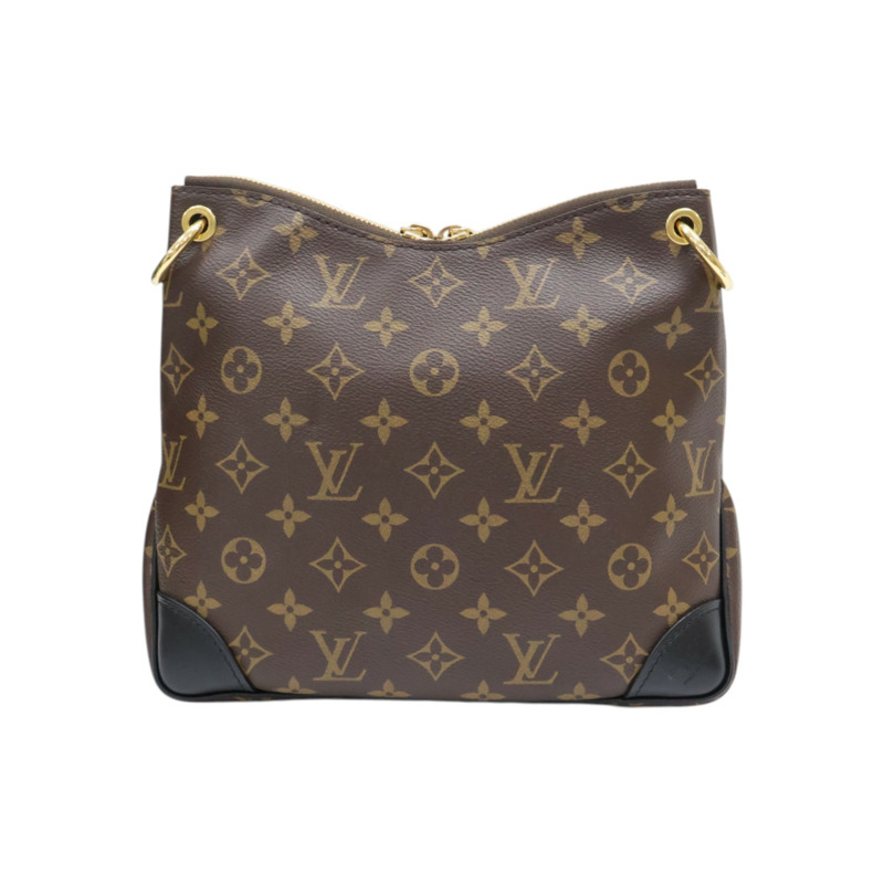 棕色 原花帆布 Odeon NM PM 肩背包【LOUIS VUITTON LV 路易威登】 M45353-1