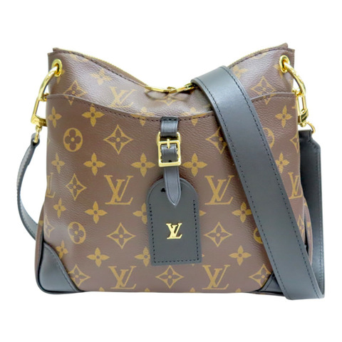 棕色 原花帆布 Odeon NM PM 肩背包【LOUIS VUITTON LV 路易威登】 M45353