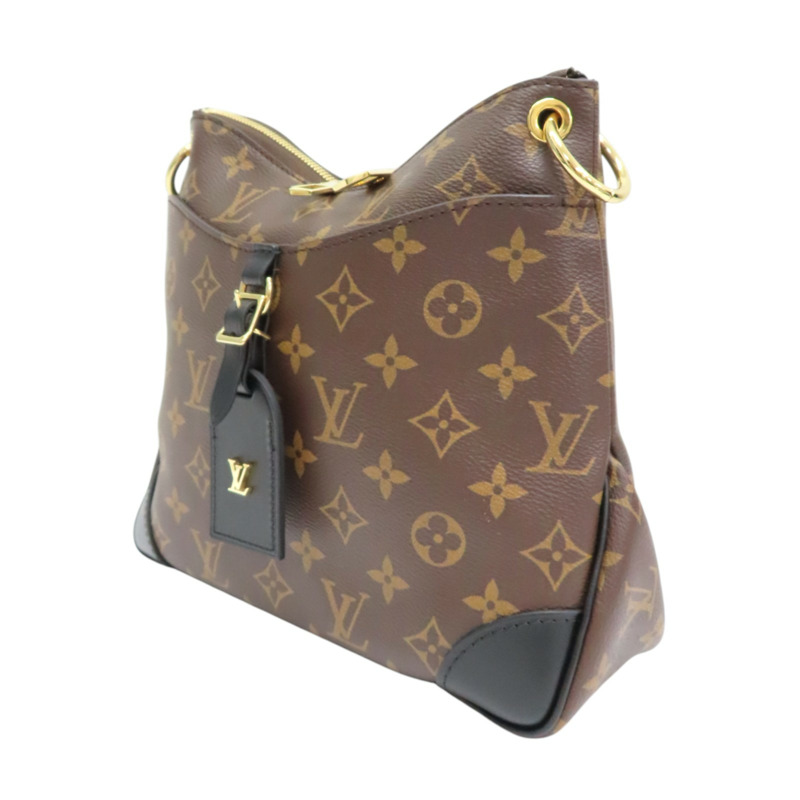 棕色 原花帆布 Odeon NM PM 肩背包【LOUIS VUITTON LV 路易威登】 M45353-2