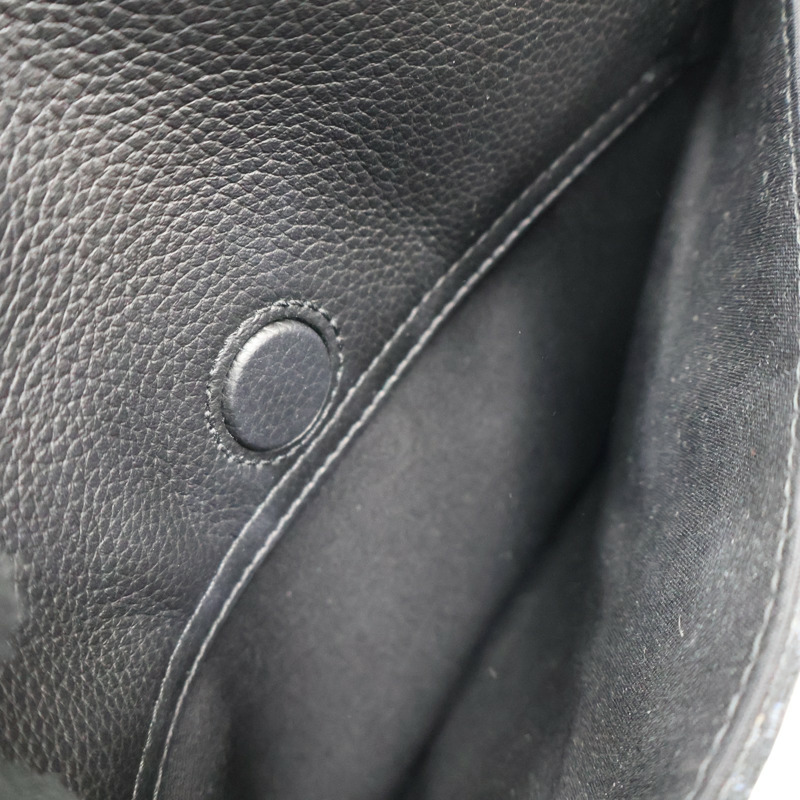 黑色 緹花帆布 牛皮 Saddle 小型翻蓋郵差包 肩背包【Dior 迪奧 】 1ADPO049YKS-7
