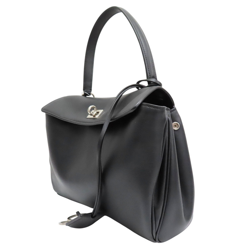 黑色 牛皮 Rodeo Small 兩用包【BALENCIAGA 巴黎世家】 7897792-2