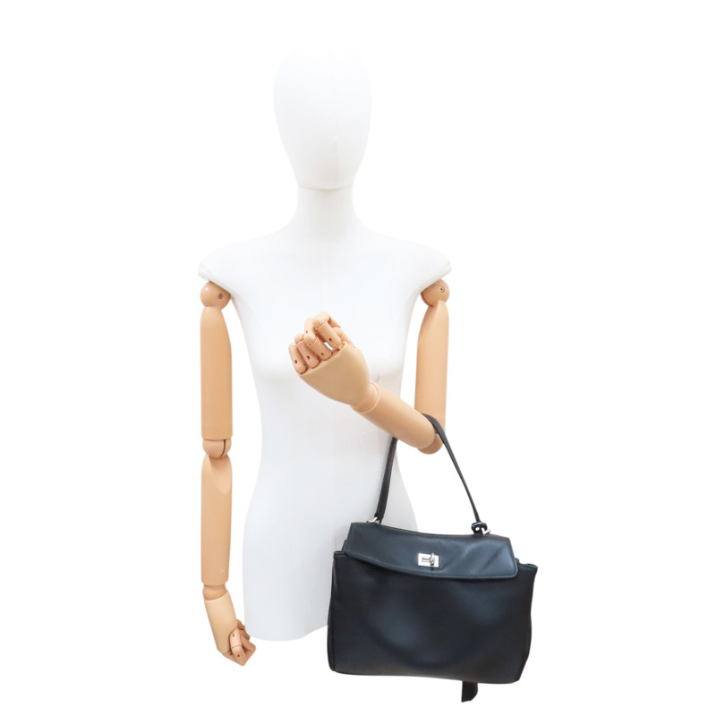 黑色 牛皮 Rodeo Small 兩用包【BALENCIAGA 巴黎世家】 7897792-8