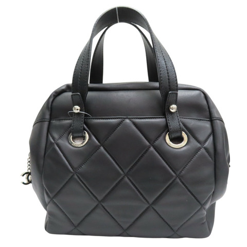 黑色 羊皮 Paris-Biarritz Bowler 手提包【CHANEL 香奈兒】