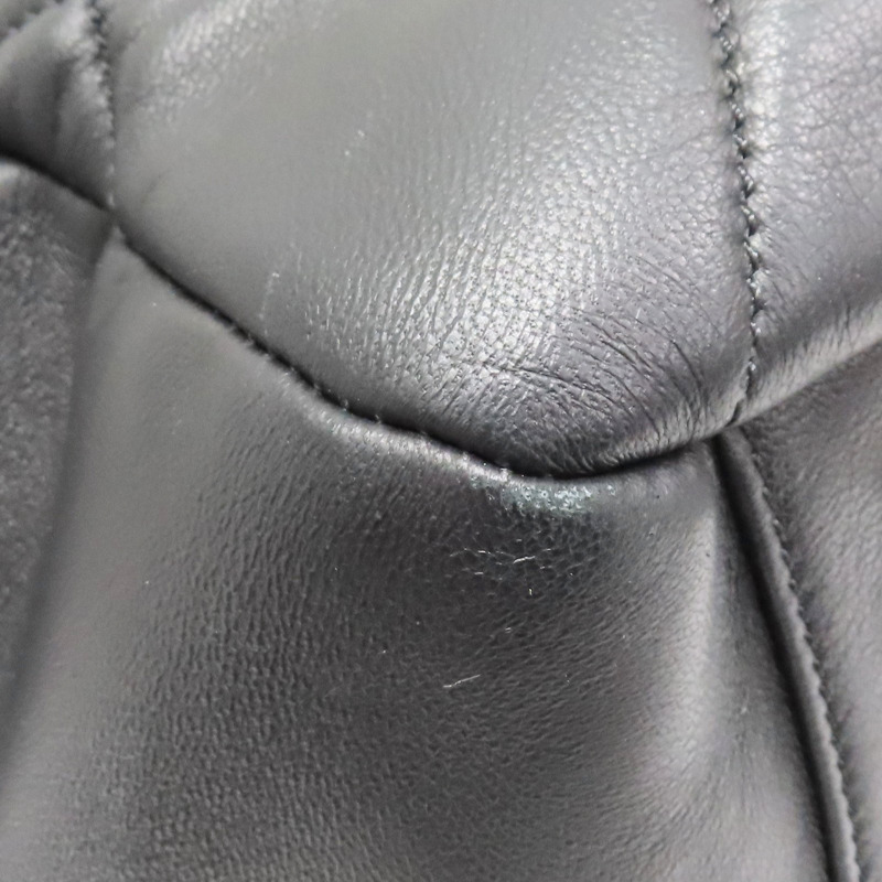 黑色 羊皮 Paris-Biarritz Bowler 手提包【CHANEL 香奈兒】-9