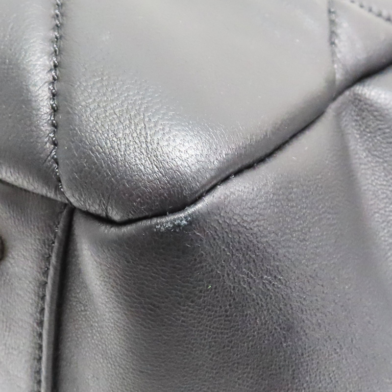 黑色 羊皮 Paris-Biarritz Bowler 手提包【CHANEL 香奈兒】-10