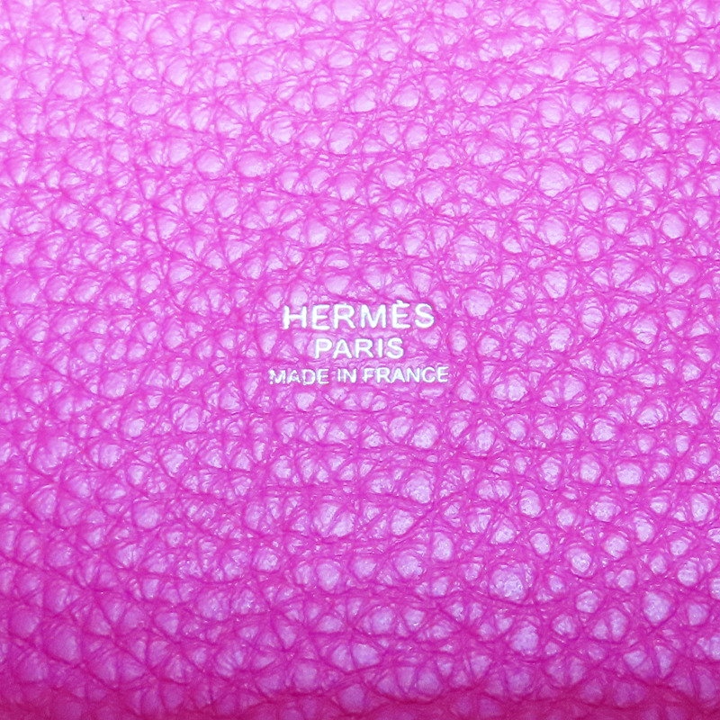 桃紅色 TC牛皮 Picotin Lock 22 手提包 Z刻 (有鎖頭沒鑰匙)【HERMES 愛馬仕】 H060991CK-5