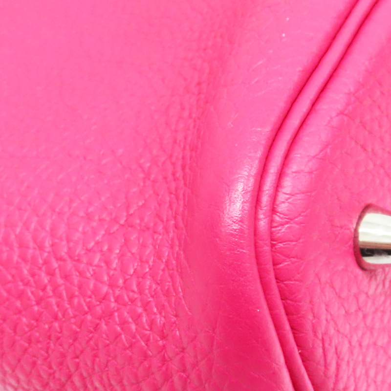 桃紅色 TC牛皮 Picotin Lock 22 手提包 Z刻 (有鎖頭沒鑰匙)【HERMES 愛馬仕】 H060991CK-10