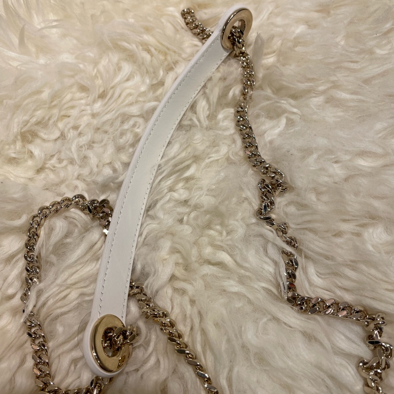 Dior Lady Mini 白色鏈帶-2