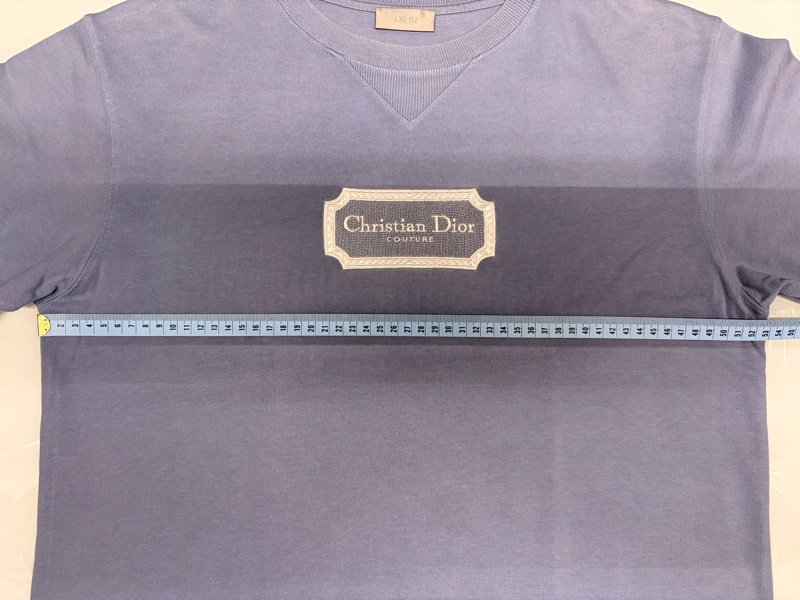 Dior 迪奧 95新短袖刺繡T恤 霧霾藍S-11