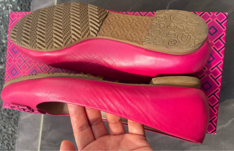 Tory Burch Lowell 桃紅芭蕾舞平底鞋-6