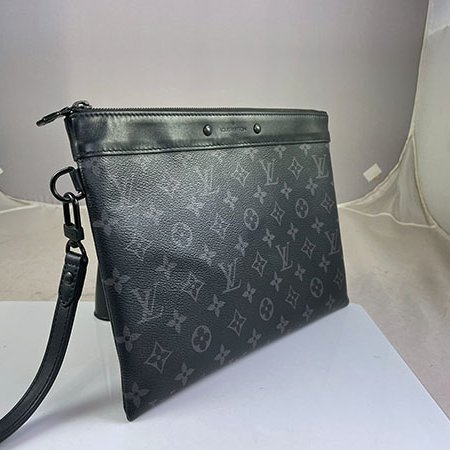 ＊奢華大道國際精品＊【L3318】LV黑原花 POCHETTE TO-GO手拿扁包 M81569-1