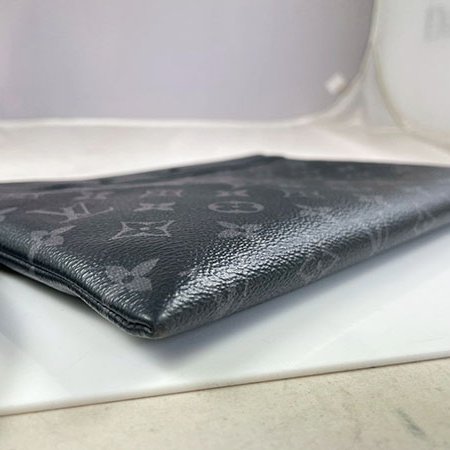 ＊奢華大道國際精品＊【L3318】LV黑原花 POCHETTE TO-GO手拿扁包 M81569-4
