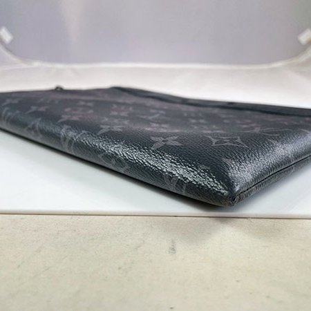 ＊奢華大道國際精品＊【L3318】LV黑原花 POCHETTE TO-GO手拿扁包 M81569-5