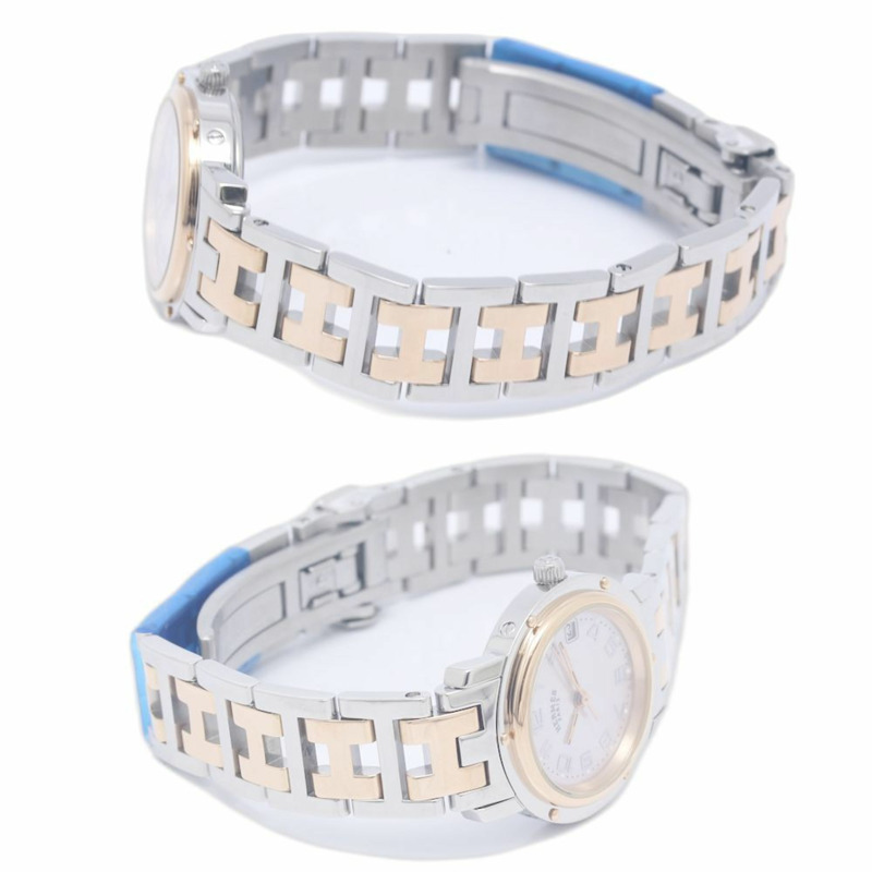 愛馬仕 Clipper Nacle CL4.221.214 3871 女士腕錶,附老式錶扣,SSxPGP 130488-3