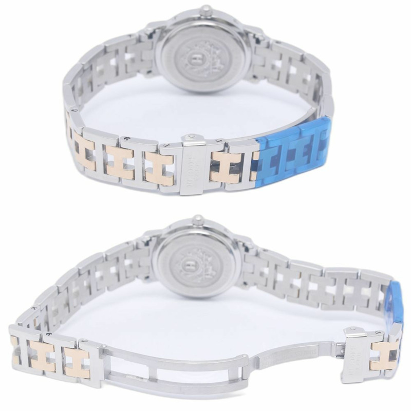 愛馬仕 Clipper Nacle CL4.221.214 3871 女士腕錶,附老式錶扣,SSxPGP 130488-4