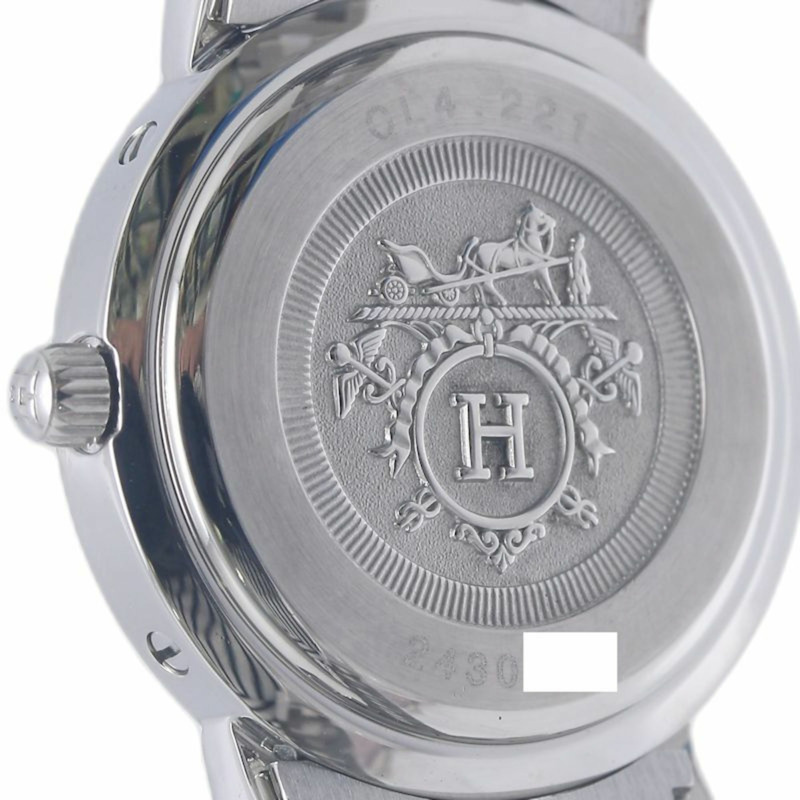 愛馬仕 Clipper Nacle CL4.221.214 3871 女士腕錶,附老式錶扣,SSxPGP 130488-6