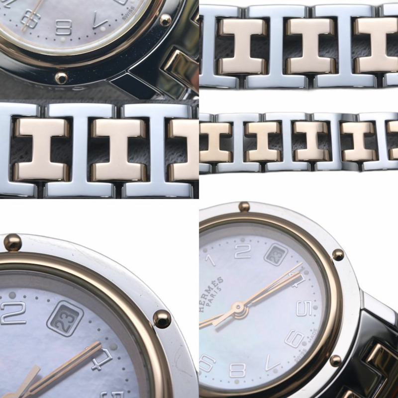 愛馬仕 Clipper Nacle CL4.221.214 3871 女士腕錶,附老式錶扣,SSxPGP 130488-8