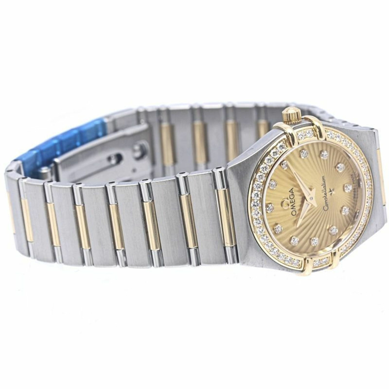 歐米茄星座系列鑽石錶圈160週年紀念款 111.25.26.60.58.001 女士腕錶 18K黃金x精鋼 40268-6