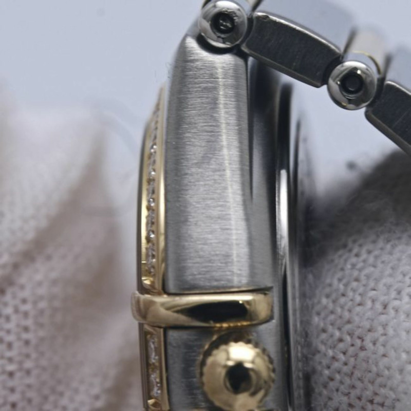 歐米茄星座系列鑽石錶圈160週年紀念款 111.25.26.60.58.001 女士腕錶 18K黃金x精鋼 40268-10