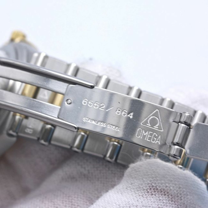 歐米茄星座系列鑽石錶圈160週年紀念款 111.25.26.60.58.001 女士腕錶 18K黃金x精鋼 40268-17